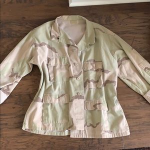 Vintage oversized camo jacket